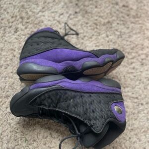 Jordan Athletic Shoes Black Purple